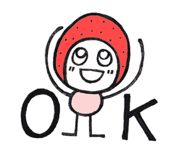 Alien Strawberry sticker #3553269