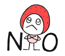 Alien Strawberry sticker #3553270