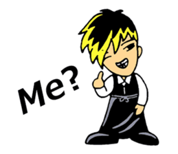 Dancing bartender sticker #3604156