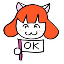 Mami Neko Chan 01 sticker #3648782