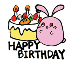 Daily Peach Rabbit sticker #3676350