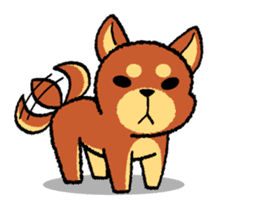 A mischievous little dog! (Shiba Inu) sticker #3738087