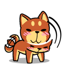 A mischievous little dog! (Shiba Inu) sticker #3738094