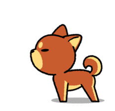 A mischievous little dog! (Shiba Inu) sticker #3738114