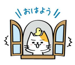 cats saying hello sticker #3766184