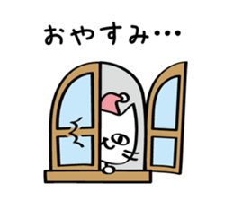 cats saying hello sticker #3766185