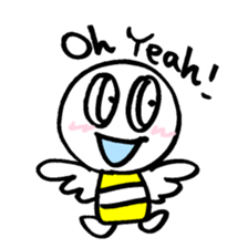 maru-maru angel say hello 11 sticker #3798658