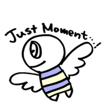 maru-maru angel say hello 11 sticker #3798664