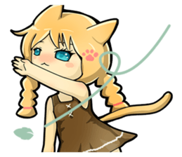 A Girl Named Meow sticker #4127772