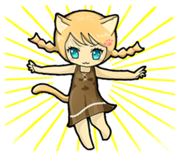 A Girl Named Meow sticker #4127781