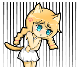 A Girl Named Meow sticker #4127787