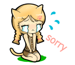 A Girl Named Meow sticker #4127792