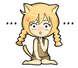 A Girl Named Meow sticker #4127793