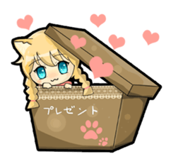 A Girl Named Meow sticker #4127795