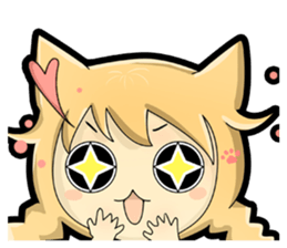 A Girl Named Meow sticker #4127798