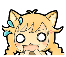 A Girl Named Meow sticker #4127799