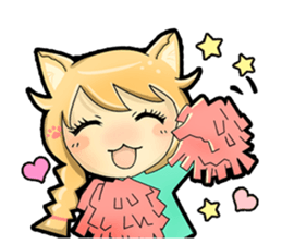 A Girl Named Meow sticker #4127801