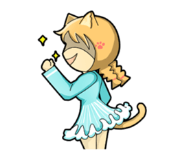 A Girl Named Meow sticker #4127805