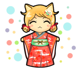 A Girl Named Meow sticker #4127806