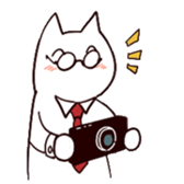 Tie cat series Given names Nekunya sticker #4262464