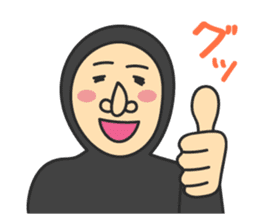 ZENTAI MAN + Balloon sticker #4288663