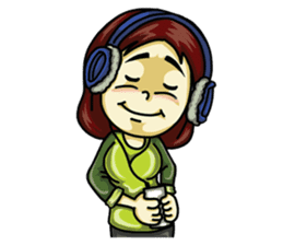 Jaidee Undaa Cute Thai 3 English sticker #4290465