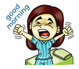 Jaidee Undaa Cute Thai 3 English sticker #4290469