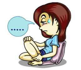 Jaidee Undaa Cute Thai 3 English sticker #4290473