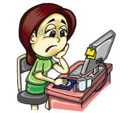 Jaidee Undaa Cute Thai 3 English sticker #4290476