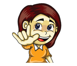 Jaidee Undaa Cute Thai 3 English sticker #4290478