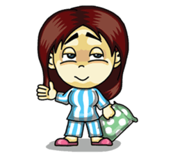 Jaidee Undaa Cute Thai 3 English sticker #4290480