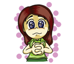 Jaidee Undaa Cute Thai 3 English sticker #4290482