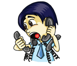 Jaidee Undaa Cute Thai 3 English sticker #4290487