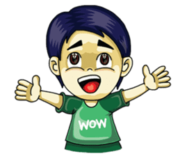 Jaidee Undaa Cute Thai 3 English sticker #4290490