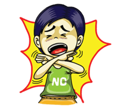 Jaidee Undaa Cute Thai 3 English sticker #4290491