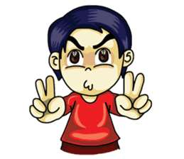 Jaidee Undaa Cute Thai 3 English sticker #4290493