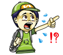 Jaidee Undaa Cute Thai 3 English sticker #4290500