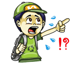 Jaidee Undaa Cute Thai 3 English sticker #4290500