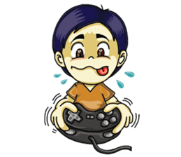 Jaidee Undaa Cute Thai 3 English sticker #4290501