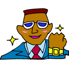 African Fasionista 005 sticker #4398262