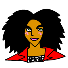 African Fasionista 005 sticker #4398264