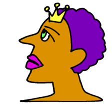 African Fasionista 005 sticker #4398268