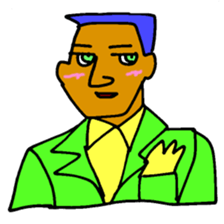 African Fasionista 005 sticker #4398269