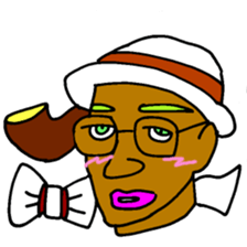 African Fasionista 005 sticker #4398270