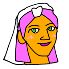 African Fasionista 005 sticker #4398284