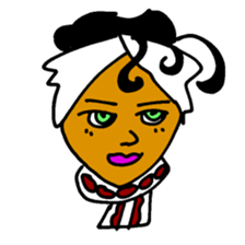 African Fasionista 005 sticker #4398289