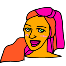 African Fasionista 005 sticker #4398290