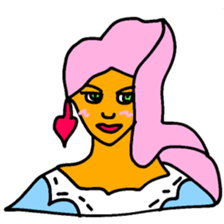 African Fasionista 005 sticker #4398292