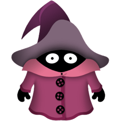 Cute Little Wizard stickers