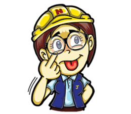 Jaidee Engineer English sticker #4442465